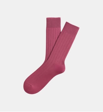 Chaussettes en laine et cachemire - Framboise - Arthur - Fushia