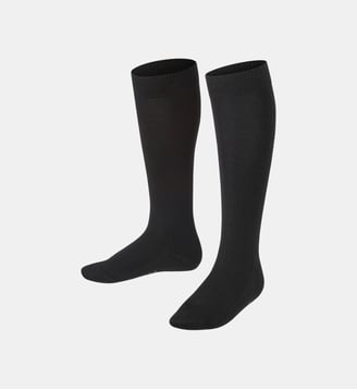Mi-Bas Family Coton - Falke - Noir