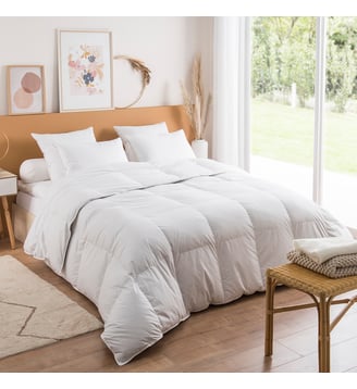 Couette Jade Chaude - 40% duvet - Dunlopillo - Blanc