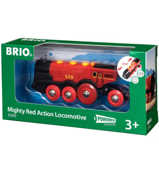 Locomotive Rouge Puissante à piles Brio