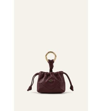 Porte Cle Micro June Tote - Ba&sh - Bordeaux