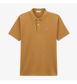 Polo droits Lucas en coton piqué - Serge Blanco - Jaune