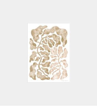 Poster   The Two - The Poster Club x Linnéa Andersson - Poster & Frame - Neutre et blanc et beige