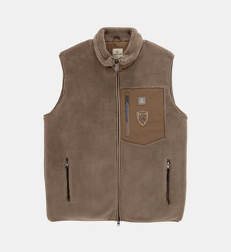 Gilet polaire sherpa sans manches  Montréal RCT - Serge Blanco - Beige