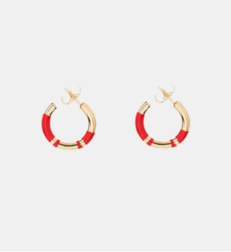 Mini créoles Positano - Aurélie Bidermann - Vermillon