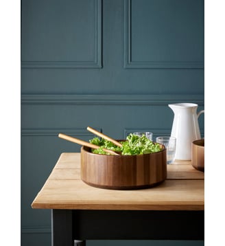 Saladier en bois d'acacia - ø 30 cm - Cyrillus - Bois noyer