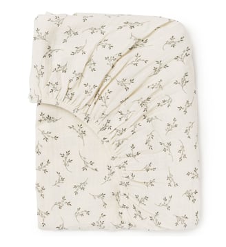 Drap housse - Babyshower - Écru