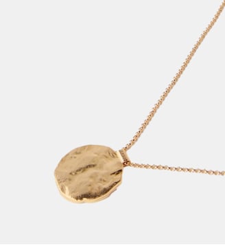 Collier à médaille astrologique - Maje - Doré