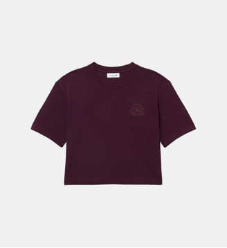 T-shirt Petit Piqué blason brodé Lacoste