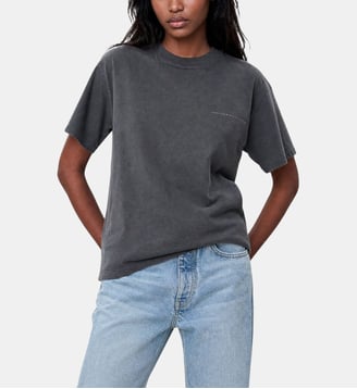 T-shirt avec sérigraphie - The Kooples - Noir clair