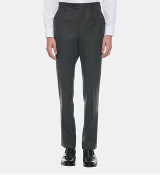 Pantalon de costume slim en laine - Fursac - Anthracite