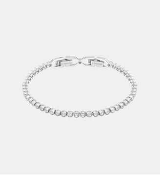 Bracelet Tennis Imber Emily, Métal rhodié - Swarovski - Blanc et argent