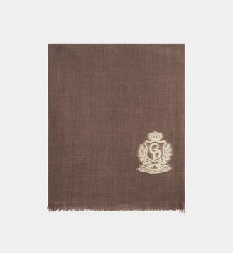 Echarpe écusson en laine fine - SUZANE - Gerard Darel - Cigare