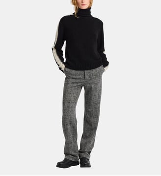 pull Senga en laine noir - Agnès b. - Noir