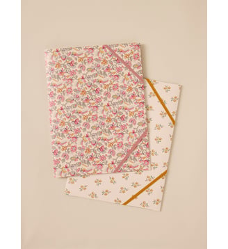 Lot de 2 pochettes papier - Cyrillus - Imprimé mireille