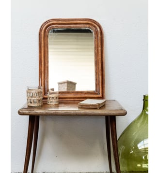 Miroir Louis Philippe Georges N°1213- Produit chiné - Debongout - Rouille