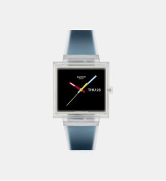 Montre What if Noir SO38K700 - Swatch - Transparent