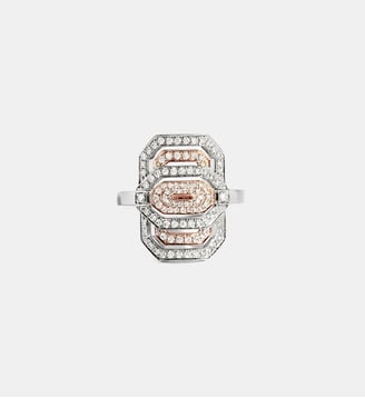 Bague Mini My Way diamants, or rose et argent - Statement - Argent