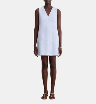 Robe courte sans manche à sequins - AICHA - Pablo - Bleu ciel