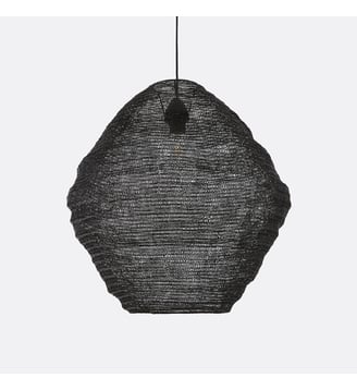 Suspension maille métal fer Ø54 cm - La Redoute Interieurs - Noir