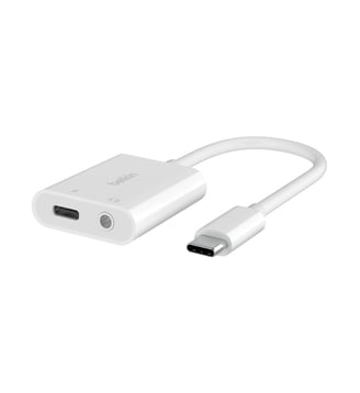 Adaptateur USB C USB-C vers USB-C/Jack 3.5mm - Belkin - Standard