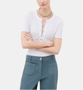 Pull mvanessa - Caroll - Blanc