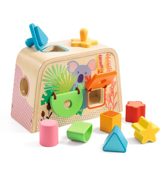 Boîte à formes - Djeco - Multicolore