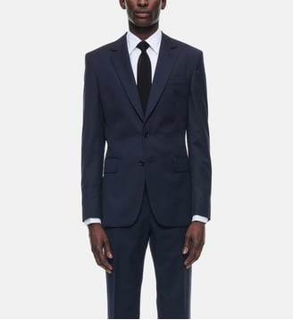 Veste de costume slim en laine - Fursac - Bleu marine
