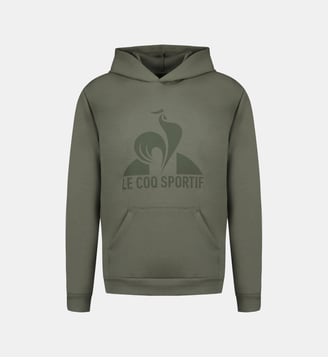 Hoodie Essentials en coton - Le Coq Sportif - Kaki