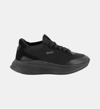 Basket à lacets - BOSS Kidswear - Black