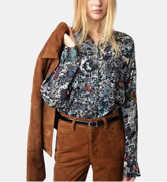 Chemise Truett - Zadig&Voltaire - Bleu encre