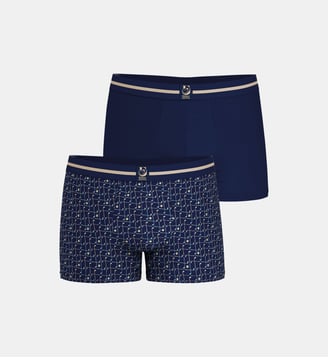 Boxers, lot de 2, SMILEY - Eminence - Bleu blanc