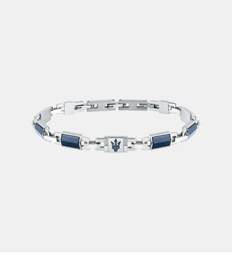 Bracelet Ceramic Argenté JM425ATZ70-PAR - Maserati - Argent et bleu