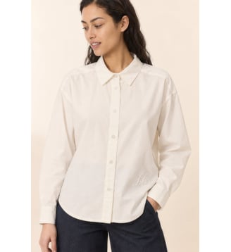 Chemise Caspar Plain - Leon & Harper - White