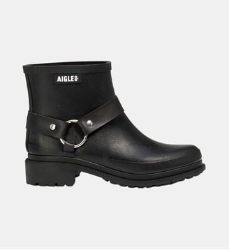 Bottines de pluie MACADAMES - Aigle - Noir