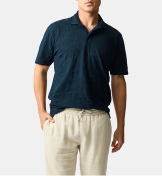 Polo droit en coton premium Blaketown - Rodd & Gunn - Eclipse