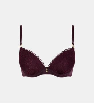 Soutien-gorge Push up coques - Aubade - Violet