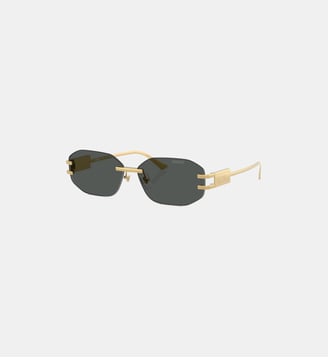 Lunettes de soleil Irrégulier VE2274 - Versace - Or