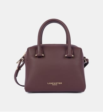 Sac à main trotter Donna Cube S cuir - Lancaster - Bordeaux foncé