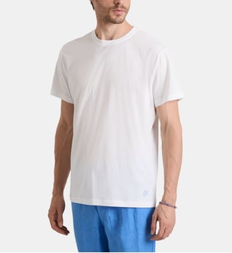 T-shirt en coton Tropicalissimo - Vilebrequin - Bleu marine