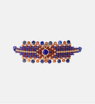 Bracelet tissage de perles réglable AZORA - Hipanema - Indigo