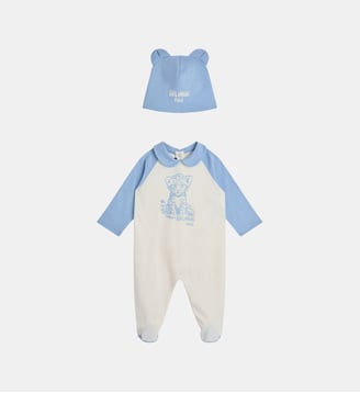 Set body et bonnet - Balmain - Bleu