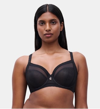 Soutien-gorge emboîtant en dentelle - Chantelle - Noir