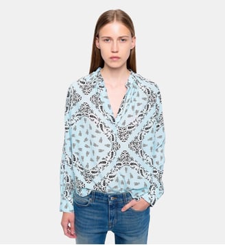 Chemise Tink - Zadig&Voltaire - Bleu oxford
