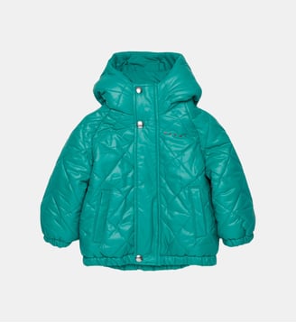 Veste matelassée avec logo imprimé - Marni - Vert menthe clair