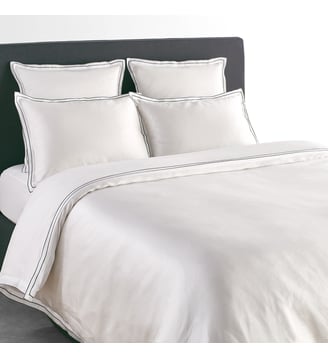Housse de couette en satin de coton bio et lyocell AM.PM