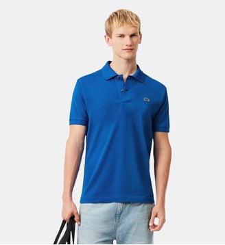 Polo droit coton piqué L.12.12 - Lacoste - Bleu