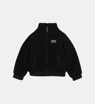 Veste zipée à manches longues - Kenzo Kids - Black