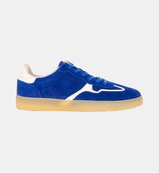 Baskets Miles Cuir Suédé - Bobbies - Bleu clair et bleu foncé