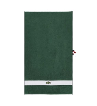 Serviette de bain  en coton - Lacoste Home - Vert